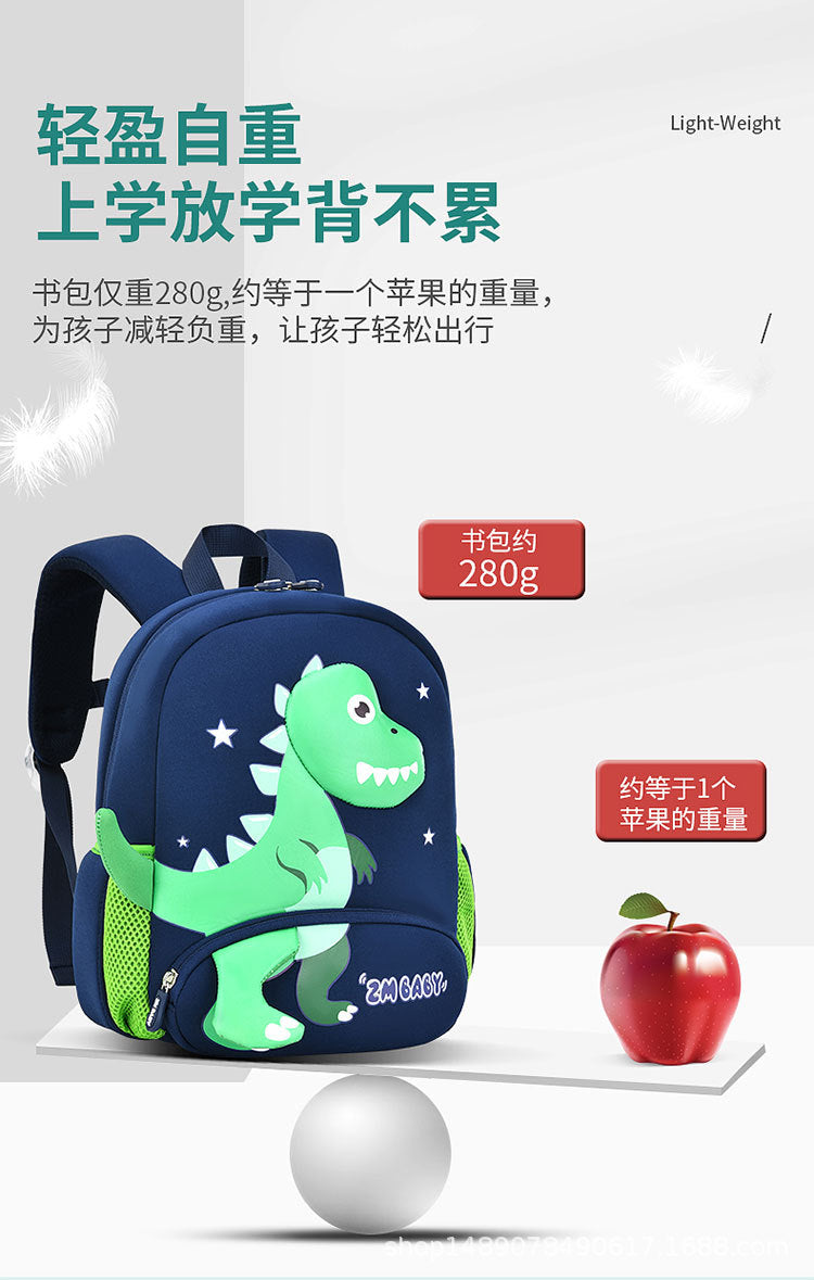 Neoprene bag kindergarten anti-lost cartoon schoolbag