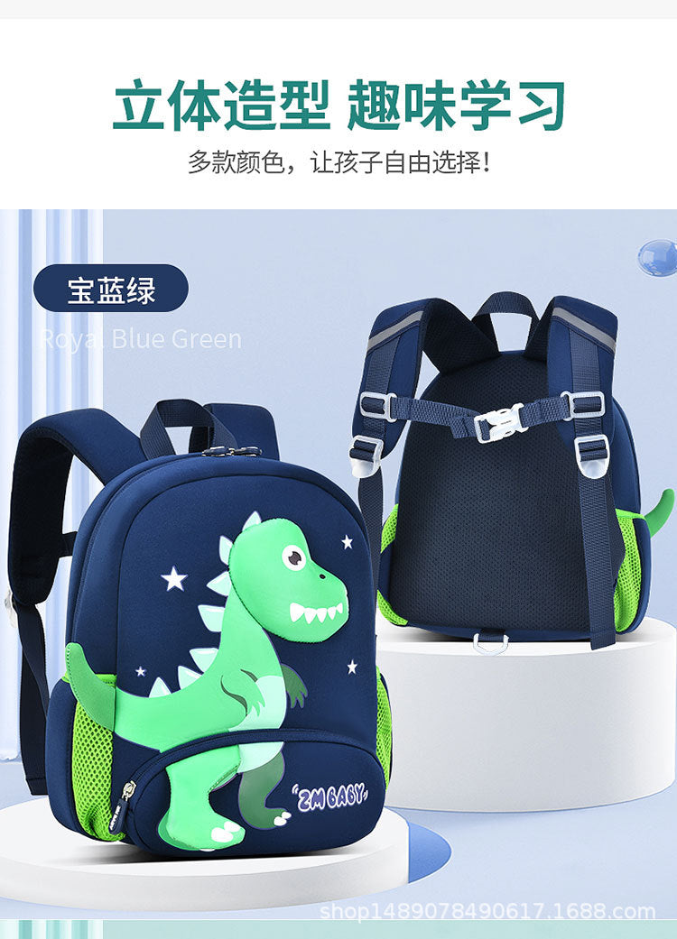 Neoprene bag kindergarten anti-lost cartoon schoolbag